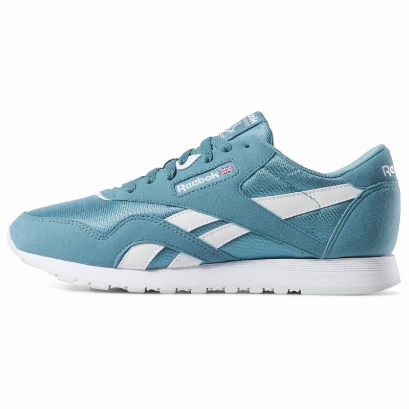 Reebok Classic Nylon Color Tenisky Damske - Modre/Biele VA8460WG